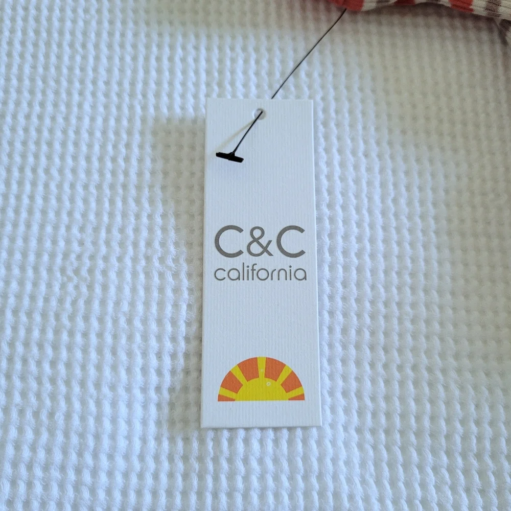 C&C California🌴 Striped Ribbed Tank Top - NWT